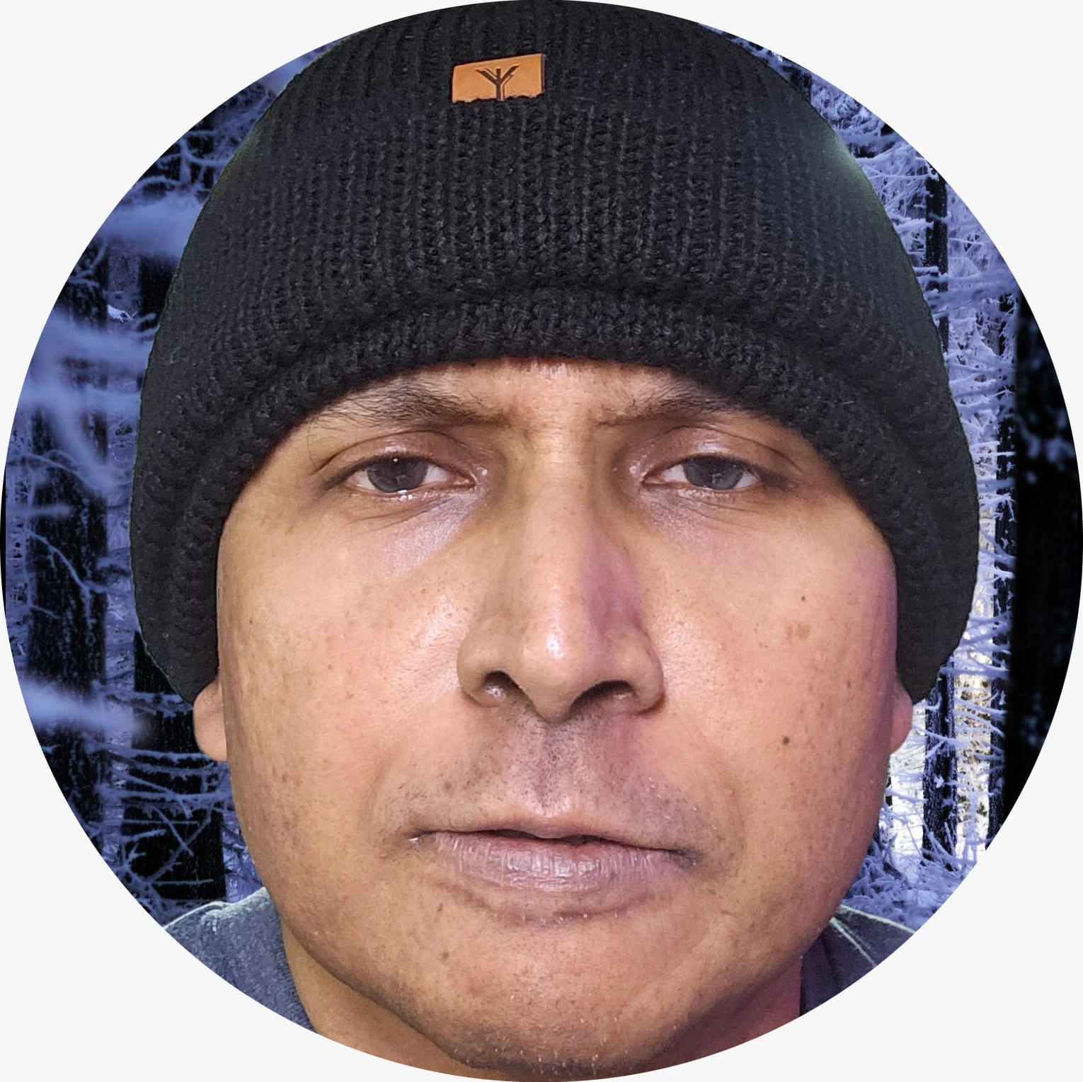 Temperature inside YetiReady hat vs outside Wisconsin winter